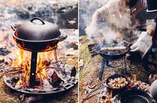 Outdoor Cast-Iron Cookers