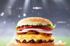 Cheesy Football Team Burgers