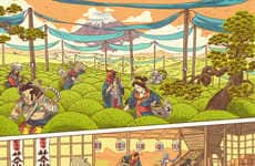 Beautiful Japanese Comic Campaigns