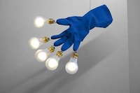 Illuminating Plastic Glove Lights Image 4
