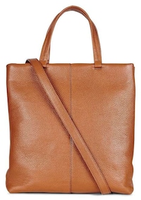 Secure Pebbled Leather Totes Image 4