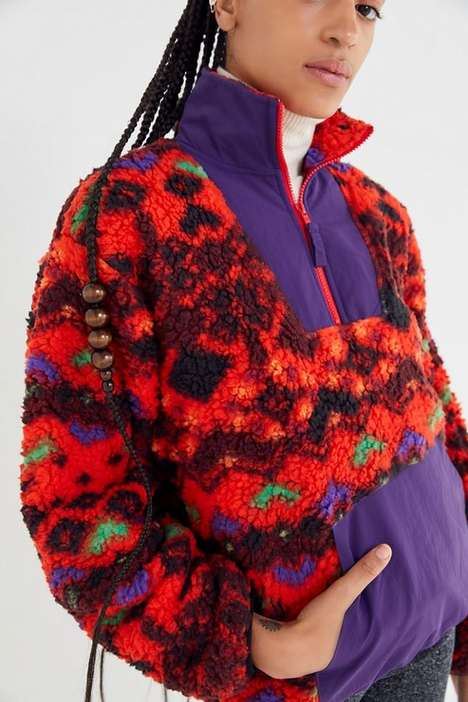 Retro Sherpa Fleece Jackets