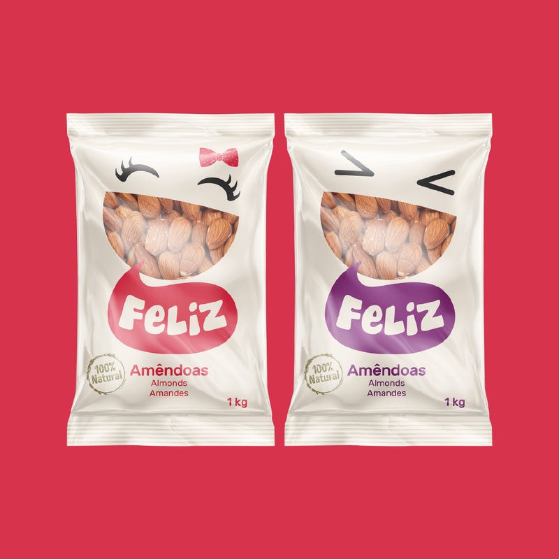 Charming Smiling Snack Packaging