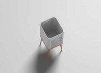 Garment-Weighing Laundry Containers Image 6