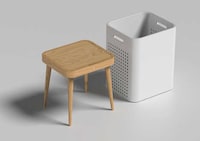 Garment-Weighing Laundry Containers Image 7