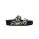 Animal-Printed Furry Slip-Ons Image 3