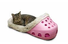 Cozy Slipper-Inspired Pet Beds
