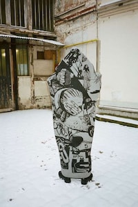 Detailed Creative Scarf Collaborations Image 3
