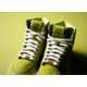 Matcha-Inspired High-Top Sneakers Image 4