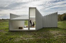 Framing Trapezoidal Pavilions