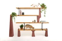 Earthquake-Inspired Sculptural Bookcases Image 4