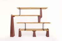 Earthquake-Inspired Sculptural Bookcases Image 5