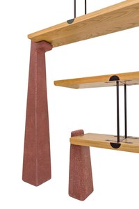 Earthquake-Inspired Sculptural Bookcases Image 6