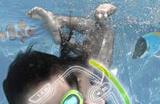 Connected Multimedia Swim Goggles