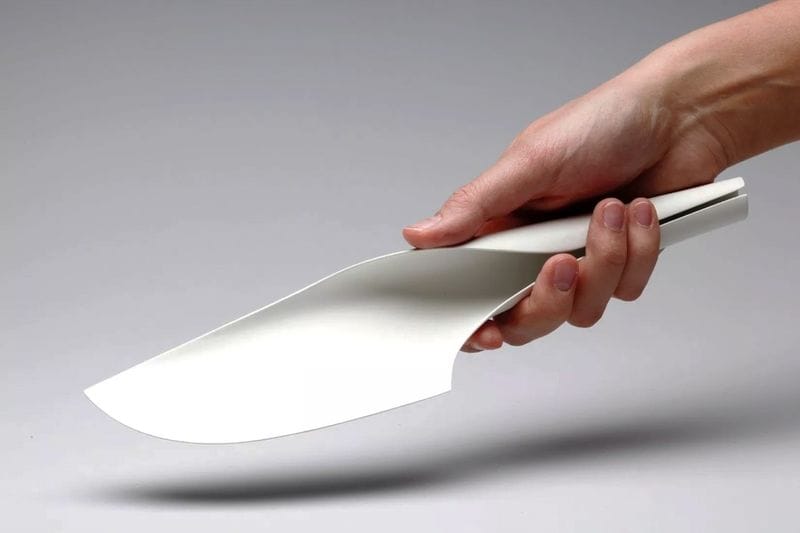 Curved Minimalism Kitchen Knives