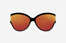 Fluorescent Oversized Sunglasses
