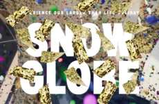 Interactive In-Store Snow Globes