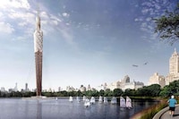 Pond-Filtering NYC Towers Image 2