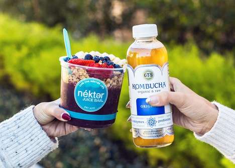 Customizable Kombucha Smoothies