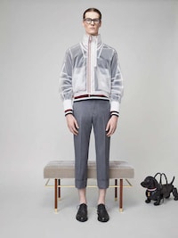 Expressive Ribbon-Adorned Menswear Image 4