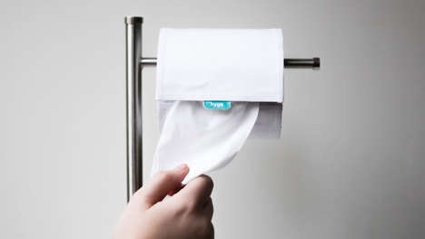 Hybrid Flushable Bathroom Wipes