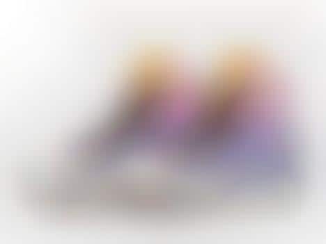 Fuzzy Patchwork Sneakers