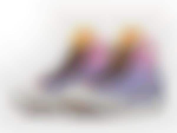 Fuzzy Patchwork Sneakers