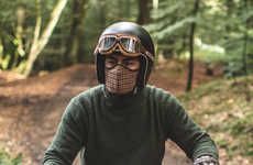 Stylish Cyclist Breathing Masks