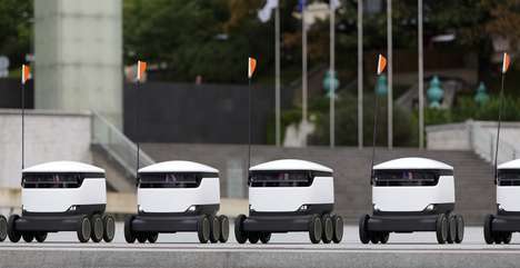 Collegiate Food Delivery Robots