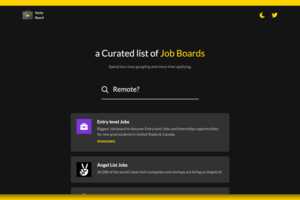 Curated Opportunity Job Boards
