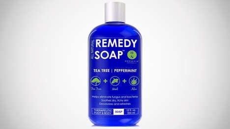 All-Natural Antifungal Body Washes