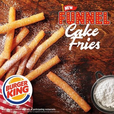 Sweet Funnel Cake Fries