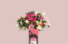 Bouquet-Integrated Gin Boxes