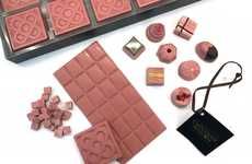 Experimental Pink Chocolates