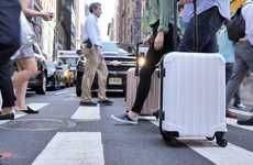 Durable Device-Charging Luggage