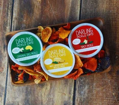 Cheesy Pickle Dips