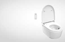 Wall-Mounted Shower Toilets