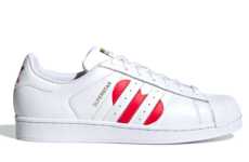 Heart-Accented Sporty Sneakers