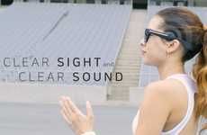 Athletic Bone Conduction Sunglasses