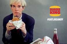 Pop Art-Inspired Burger Ads