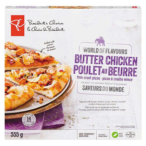 Hybridized Butter Chicken Pizzas