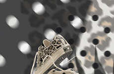 Animal-Print Suede Sneakers