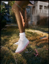 Perforated Logo Soft Sneakers Image 5