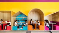 Colorful Refugee Children Schools Image 5