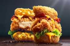 Macaroni Bun Chicken Burgers