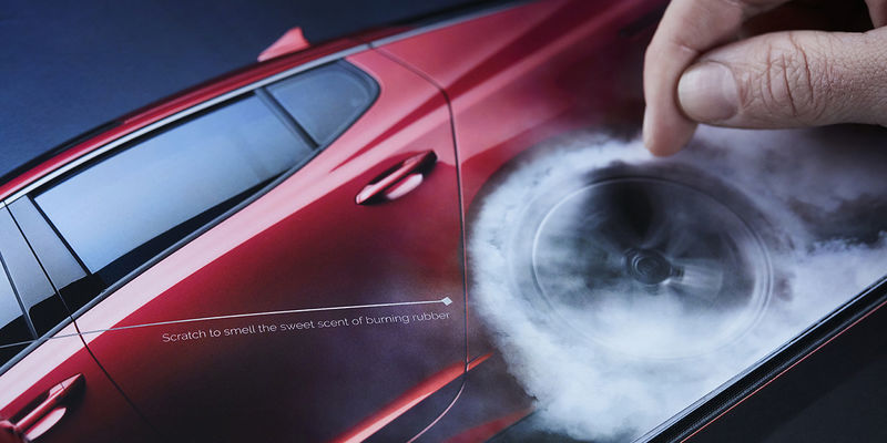 Scratch-and-Sniff Automotive Campaigns