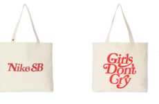 Boldly Lettered Tote Bags