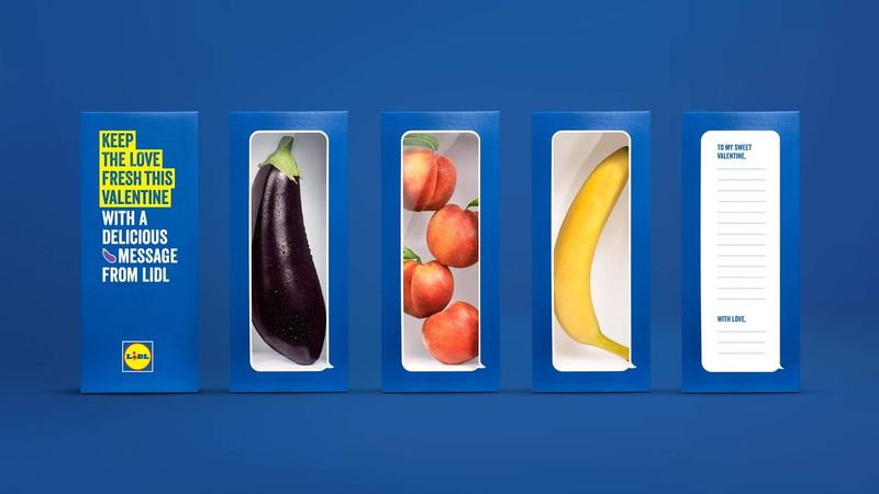 Valentine's Produce Packaging