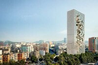 Pixelated Albanian Buildings Image 5
