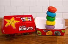 Tasty Multi-Colored Mini Donuts